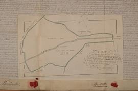 Lease to Thorogood North for lands in Croghan- Map
