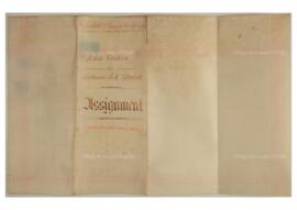 Deed of Assignment by John Larkin to William Bury Homan Mulock