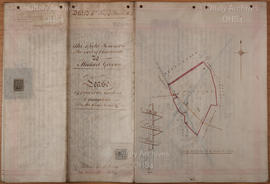Lease to Michael Grogan for lands at Cannakill, Croghan - Cover and Map