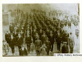 Photograph of Irish Volunteers, Tullamore, 1914